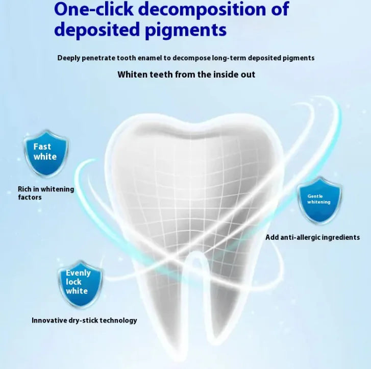 Yellow and White Teeth Cleaning Paste