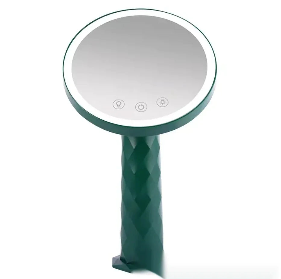 LED Makeup Mirror with Tri-Fold Desk Lamp