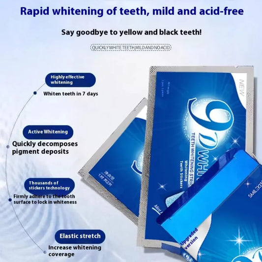 Yellow and White Teeth Cleaning Paste